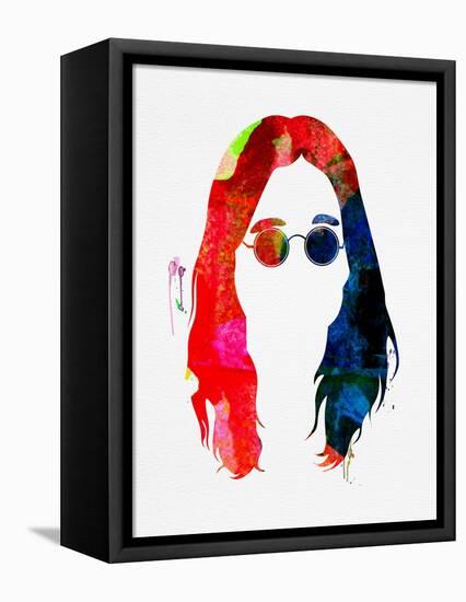 Ozzy Watercolor-Lana Feldman-Framed Stretched Canvas