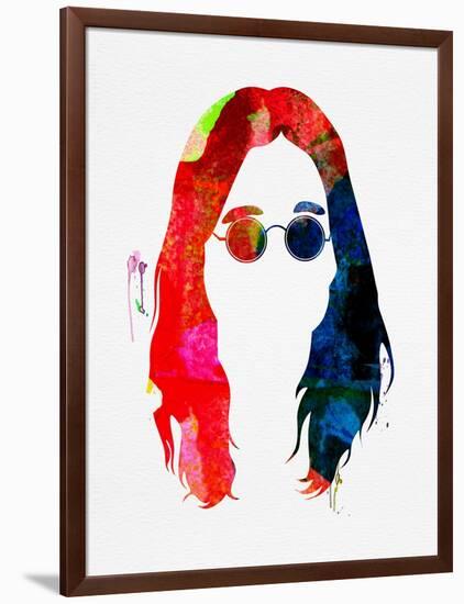 Ozzy Watercolor-Lana Feldman-Framed Art Print