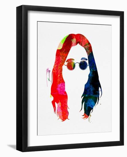 Ozzy Watercolor-Lana Feldman-Framed Art Print