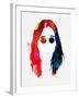 Ozzy Watercolor-Lana Feldman-Framed Art Print