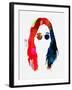 Ozzy Watercolor-Lana Feldman-Framed Art Print