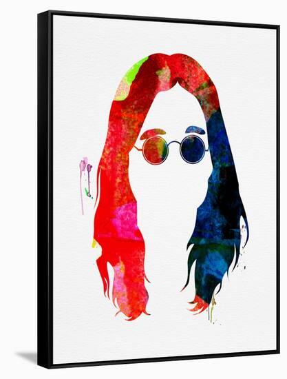Ozzy Watercolor-Lana Feldman-Framed Stretched Canvas
