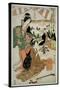 P.348-1945 Scene 1, Comparison of Celebrated Beauties and the Loyal League, C.1797-Kitagawa Utamaro-Stretched Canvas