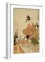 P.351-1945 Scene 4, Comparison of Celebrated Beauties and the Loyal League, C.1797-Kitagawa Utamaro-Framed Giclee Print