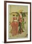 P.355-1945 Scene 8, Comparison of Celebrated Beauties and the Loyal League, C.1797-Kitagawa Utamaro-Framed Giclee Print