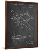 P-38 Airplane Patent-null-Framed Art Print