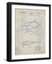 P-38 Airplane Patent-Cole Borders-Framed Art Print