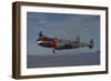 P-38 Lightning Flying over Santa Rosa, California-Stocktrek Images-Framed Photographic Print