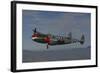 P-38 Lightning Flying over Santa Rosa, California-Stocktrek Images-Framed Photographic Print