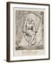 P.438-1985 Water, Thou Waterest Him with Tears, Plate 2 of 'The Gates of Paradise', 1818-25-William Blake-Framed Giclee Print