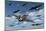 P-47 Thunderbolts Escorting B-17 Flying Fortress Bombers-null-Mounted Art Print