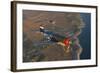 P-47 Thunderbolts Flying over Chino, California-Stocktrek Images-Framed Photographic Print