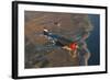 P-47 Thunderbolts Flying over Chino, California-Stocktrek Images-Framed Photographic Print