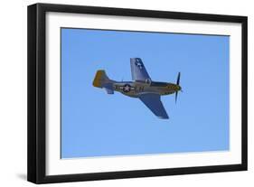 P-51 Mustang, American Fighter Plane, War Plane-David Wall-Framed Photographic Print