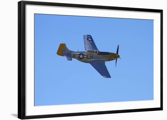 P-51 Mustang, American Fighter Plane, War Plane-David Wall-Framed Photographic Print