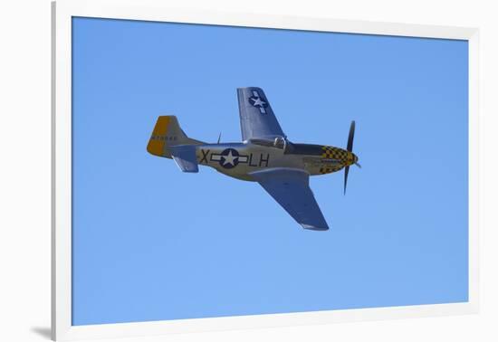 P-51 Mustang, American Fighter Plane, War Plane-David Wall-Framed Photographic Print