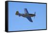 P-51 Mustang, American Fighter Plane, War Plane-David Wall-Framed Stretched Canvas