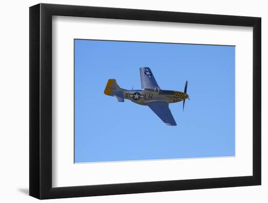 P-51 Mustang, American Fighter Plane, War Plane-David Wall-Framed Photographic Print