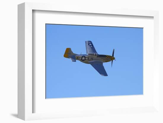 P-51 Mustang, American Fighter Plane, War Plane-David Wall-Framed Photographic Print