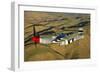 P-51D Mustang Flying over Chino, California-Stocktrek Images-Framed Photographic Print