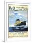 P. and O. Australia Via the Cape-null-Framed Giclee Print