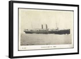 P and O.S.N. Co's S.S. India, Steamer-null-Framed Giclee Print