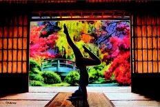 Yoga Dancer-P.D. Moreno-Framed Stretched Canvas