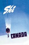 Ski Canada-P. Ewart-Framed Stretched Canvas