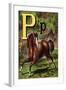 P For the Pony That Plays In the Park-Edmund Evans-Framed Art Print