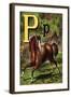 P For the Pony That Plays In the Park-Edmund Evans-Framed Art Print