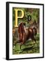 P For the Pony That Plays In the Park-Edmund Evans-Framed Art Print