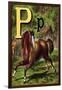P For the Pony That Plays In the Park-Edmund Evans-Framed Art Print