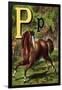 P For the Pony That Plays In the Park-Edmund Evans-Framed Art Print