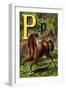 P For the Pony That Plays In the Park-Edmund Evans-Framed Art Print