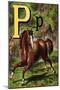 P For the Pony That Plays In the Park-Edmund Evans-Mounted Art Print