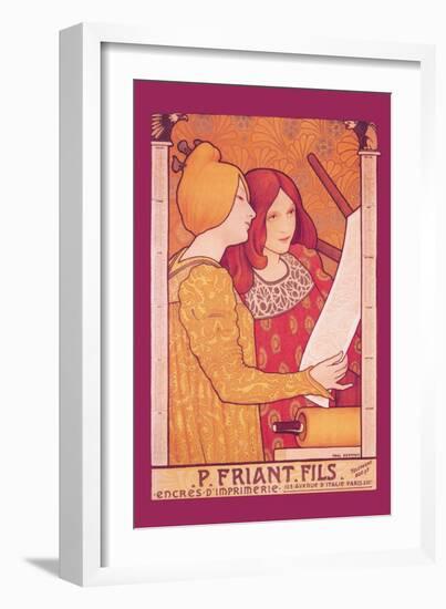 P. Friant Fils-Paul Berthon-Framed Art Print