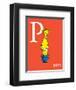 P is for Papa (red)-Theodor (Dr. Seuss) Geisel-Framed Art Print