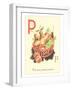 P is for Pears-null-Framed Art Print