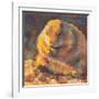 P is for Prairie Dog-Rita Kirkman-Framed Art Print