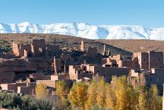 Village in the Atlas Mountains-p lange-Framed Photographic Print