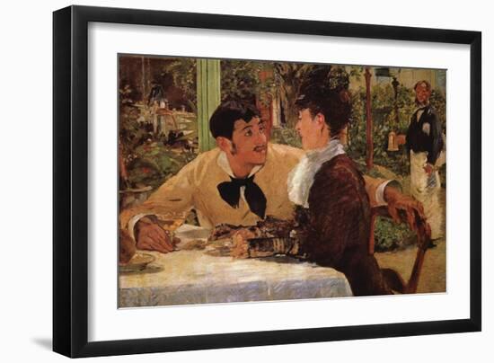 P? Lathuille-Edouard Manet-Framed Art Print