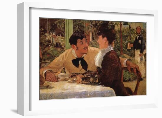 P? Lathuille-Edouard Manet-Framed Art Print