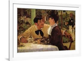 P? Lathuille-Edouard Manet-Framed Art Print