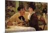 P? Lathuille-Edouard Manet-Mounted Art Print