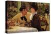 P? Lathuille-Edouard Manet-Stretched Canvas