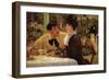 P? Lathuille-Edouard Manet-Framed Art Print