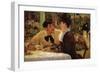 P? Lathuille-Edouard Manet-Framed Art Print