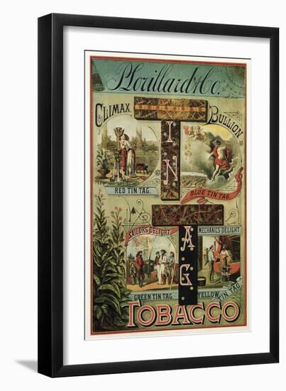 P Lorillard Tobacco-null-Framed Giclee Print