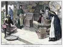 Poultry and Egg Market in Gibraltar, C1880-P Naumann-Giclee Print