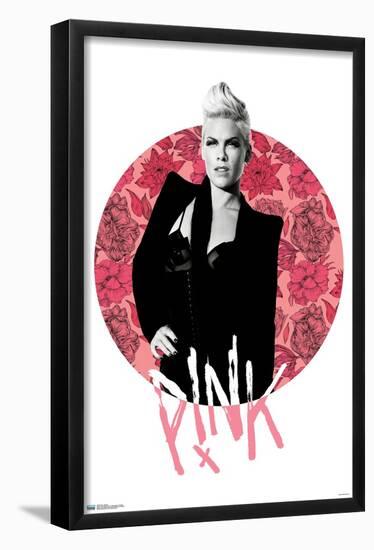 P!nk - Flowers-Trends International-Framed Poster